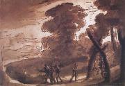 Claude Lorrain Landscape with Figures Before (mk17) oil painting picture wholesale